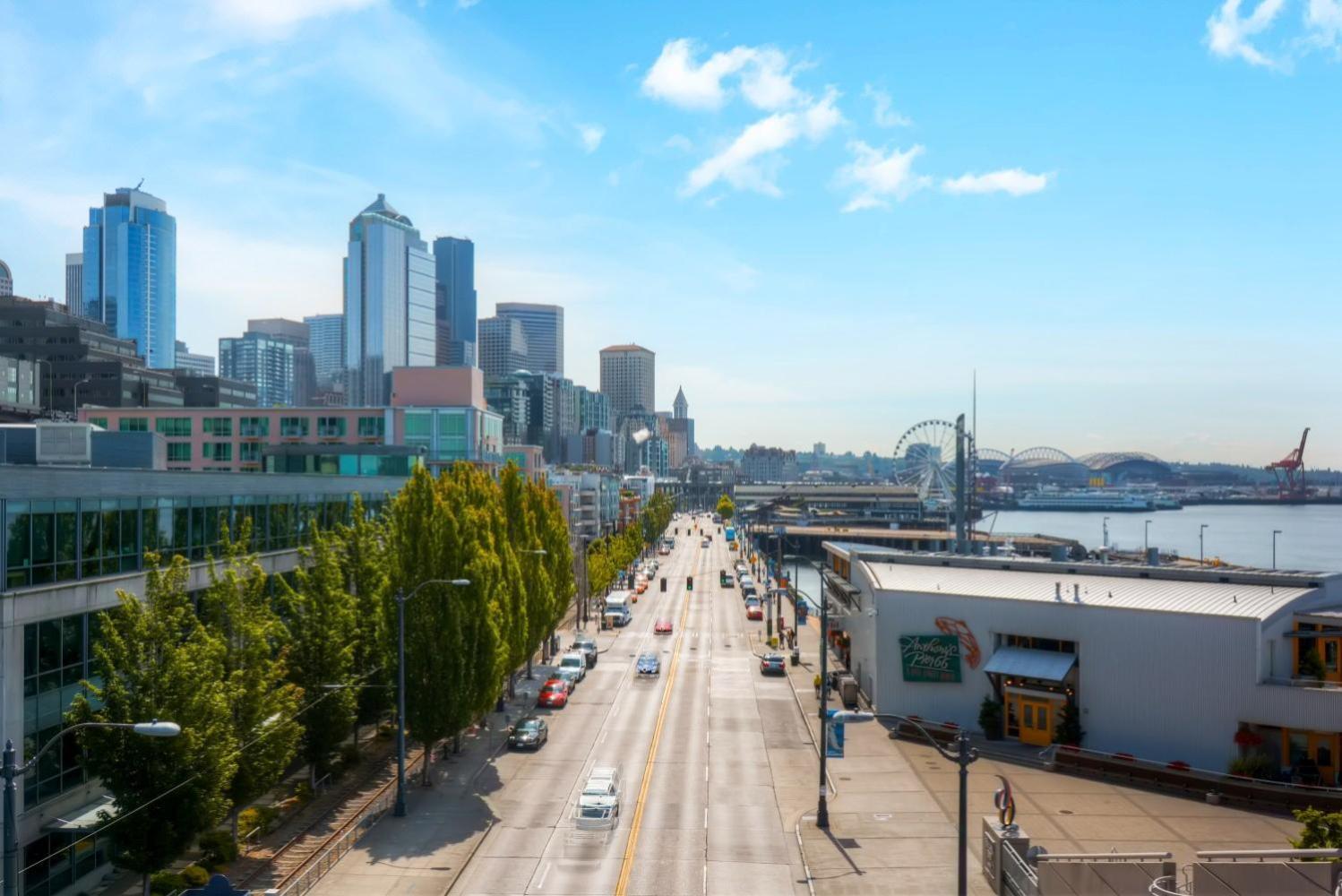 Space Needle Downtown Modern Top Story Penthouse Seattle Bagian luar foto