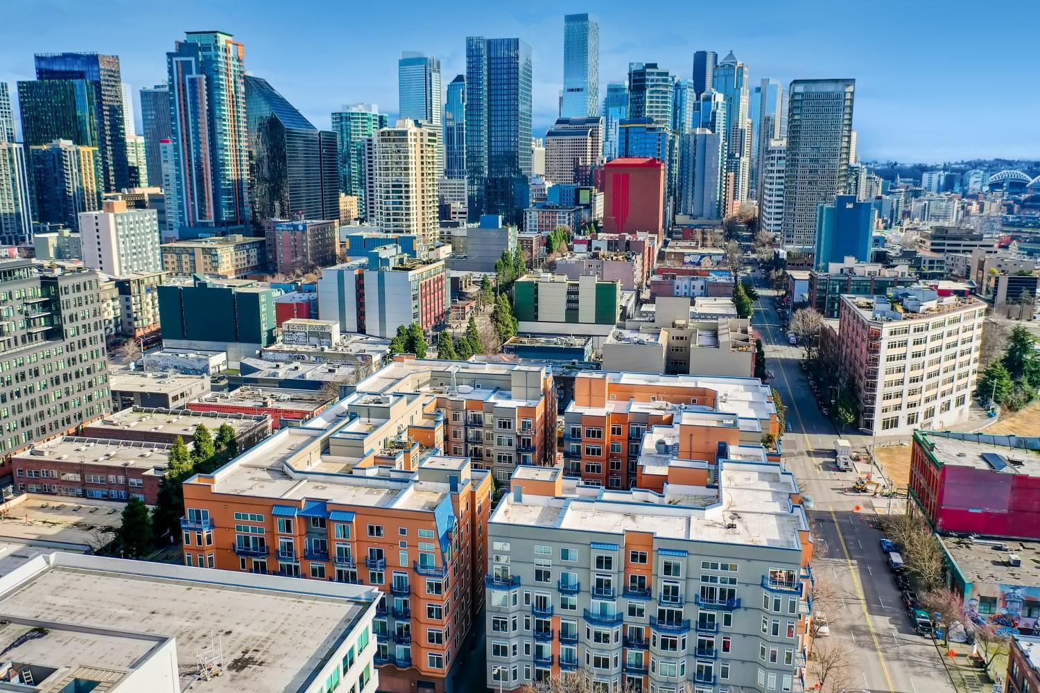 Space Needle Downtown Modern Top Story Penthouse Seattle Bagian luar foto